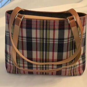 Plaid hand bag Amanda Smith